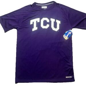 Texas Christian TCU Horned Frogs NCAA  Short Sleeve T-Shirt 100% Polyester